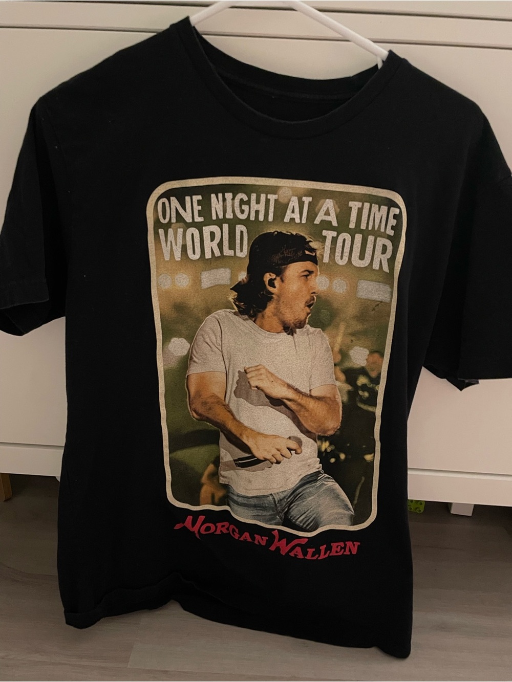 Morgan Wallen One Night at a Time Tour Graphic Tee - Black
